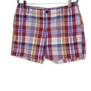 Eddie Bauer Plaid Mercer Fit Shorts